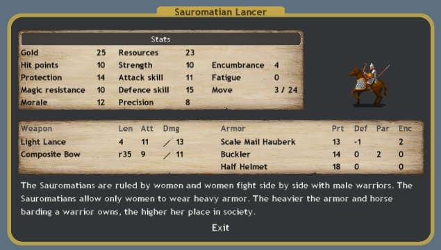Sauromatian Lancer